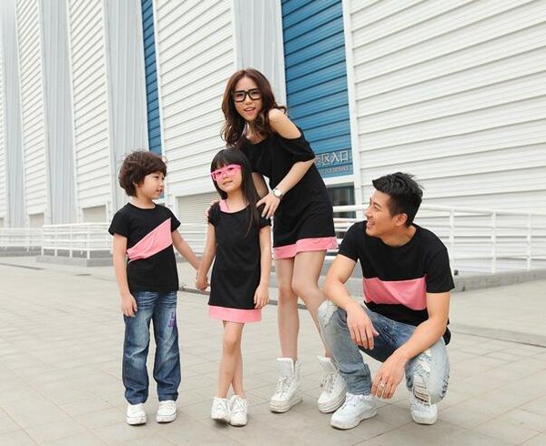 HotSellingOneShoulderONeckTShirtFamilySet-CMK061655