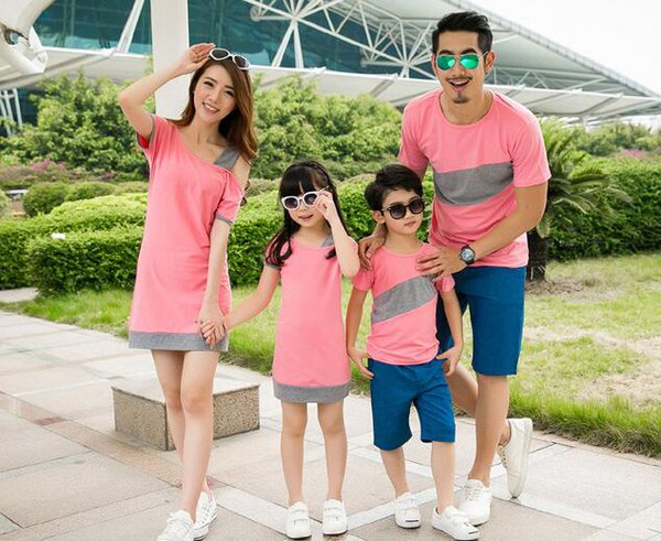 HotSellingOneShoulderONeckTShirtFamilySet-CMK061655