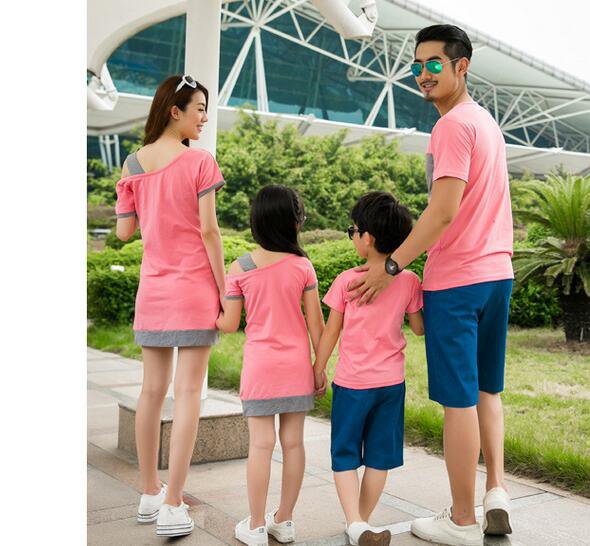 HotSellingOneShoulderONeckTShirtFamilySet-CMK061655