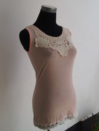 JapaneseStyleLaceCrochetFittedCamisoleTop-SL111535PN