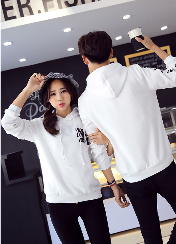 JapaneseStyleWhitePrintingLooseHoodedHoodiesForCouple-XFE083110WI