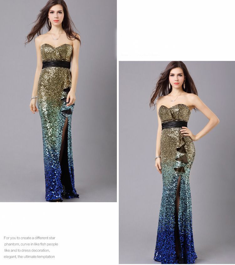 JunoesqueStraplessEmpireWaistPailletteMermaidEveningDress-MR080814