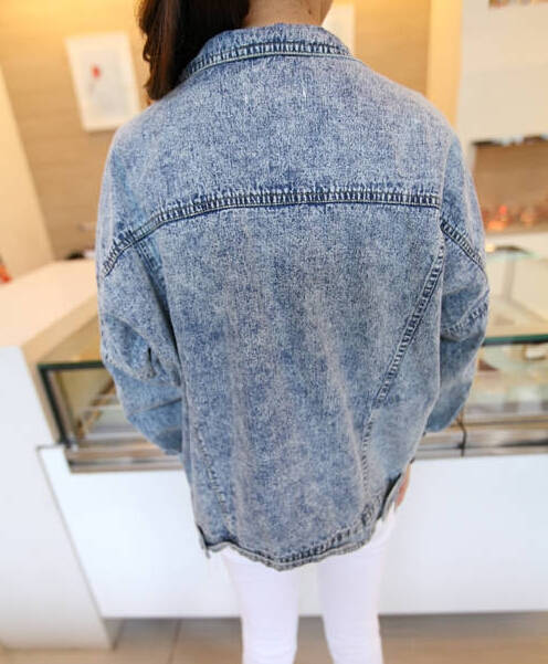 KoreanBoyfriendStylishLooseButtonDouble-pocketsJacketsForWomen-XHE072727