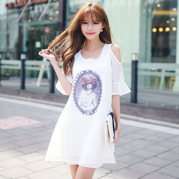 KoreanPreppyStylePrintingCasualDress-TFK042617