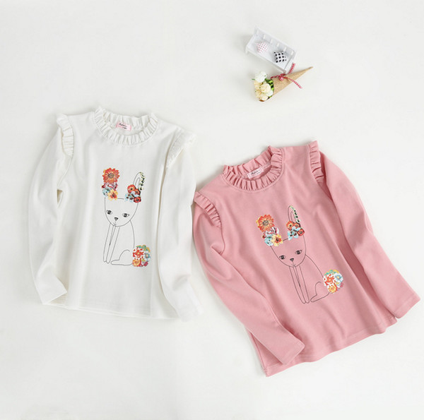 KoreanStylePrintedLongSleeveChildrenTops-YHK090622