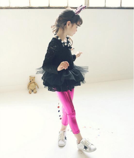 KoreanStyleSkinnyShiningKidsPants-YMK082571