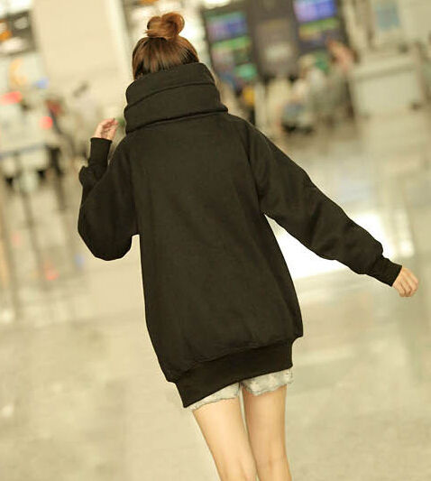 LazyStyleLongSleeveFallDesignCollegeHoodedZipCoat-XFE090844