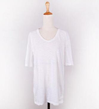 Loose-fittingWhiteWomenT-Shirt-XFK030536WI