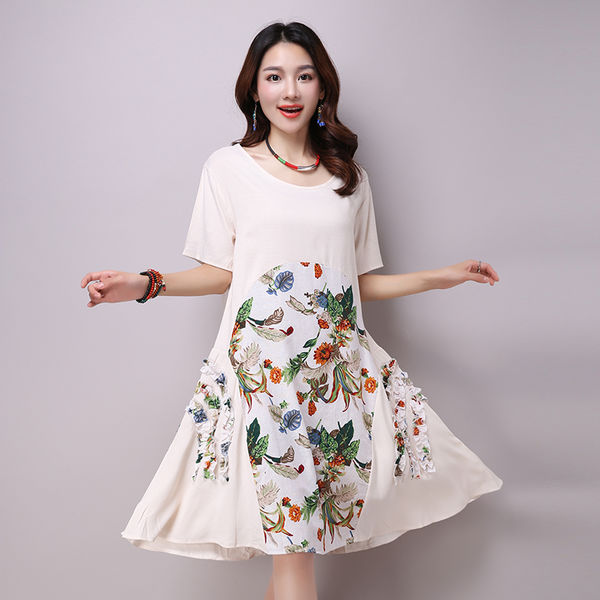 NationalStyleFloralPrintingLooseDress-FK041441