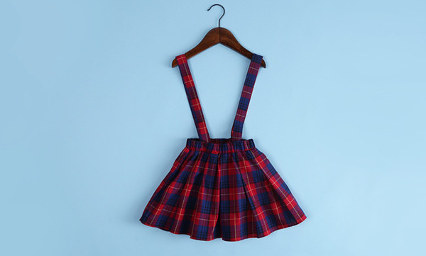 NewArrivalPlaidStrapsDressForChildren-YHK090529