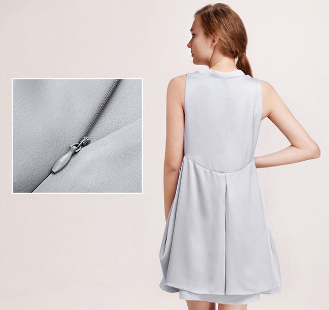 NewBestSelling2014SummerPrettySimpleDesignSolidColorRoundCollarSleevelessWomenDailyDresses-YMT070307LG