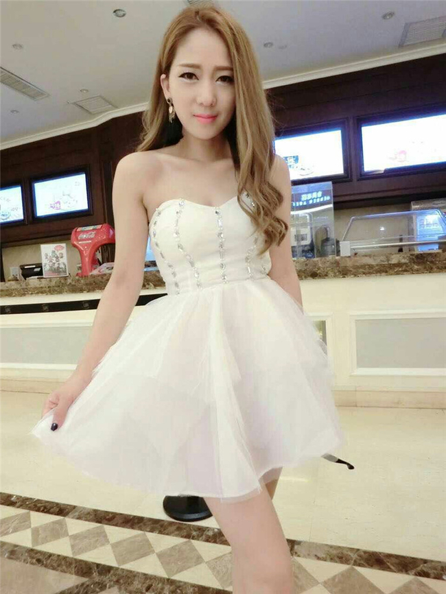 NewCollectionNightClubMatchWhiteRhinestoneBacklessStraplessDress-XHE061244WI