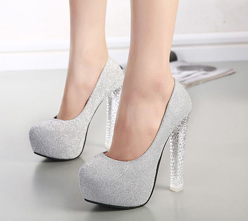 NewComing2014HotWomenPumpNobleAdorableCrystalChunkyHeelRoundToeDailyPartyAppointmentWearPump-YXT080103SL