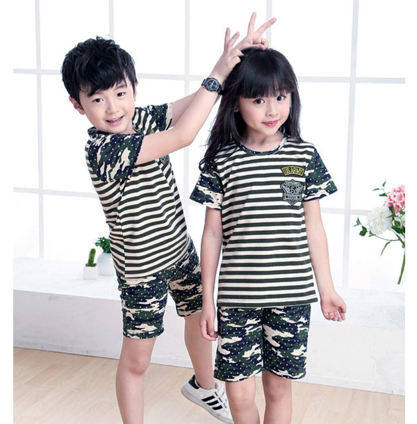 NewFashionFamilySuitsStripedTopsWithPants-YHK090824