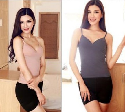 NewFashionV-neckStrapsPureColorTank-YR052923