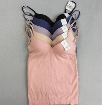 NewFashionV-neckStrapsPureColorTank-YR052923