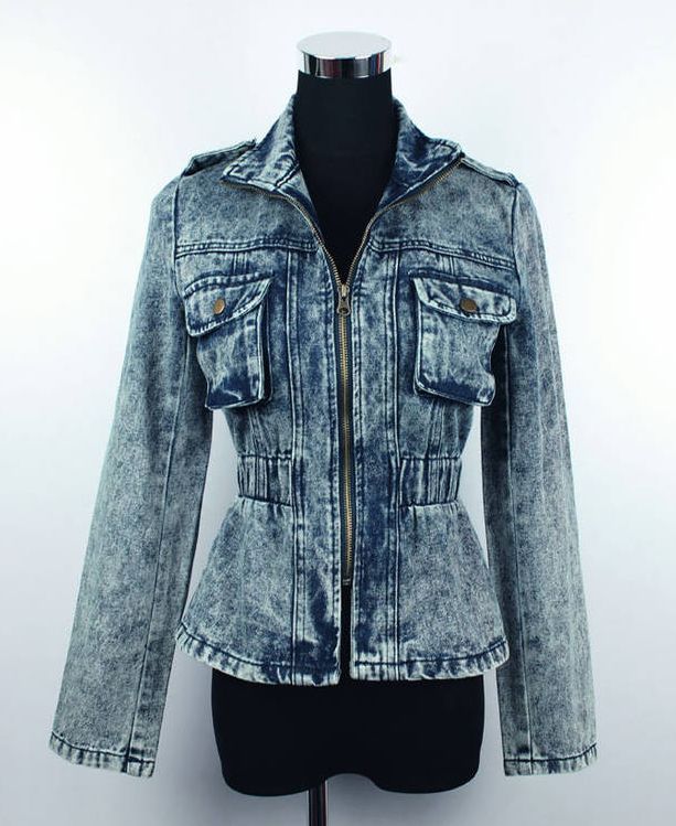 NewStyleChestPocketsZipperLongSleeveDenimJacket-XR071912BU