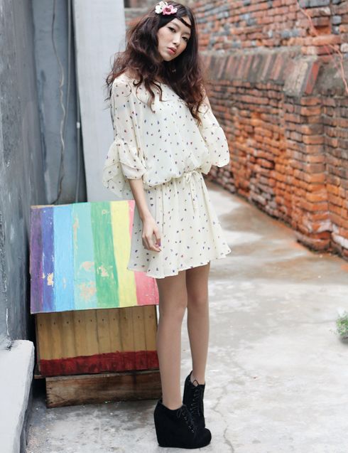 NewSummerFashionFloralPrintLongSleeveDress-SL112002BI