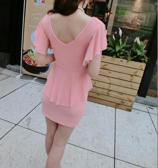 NightClubSexyBacklessVNeckBeadedWrapDress-TZK062865