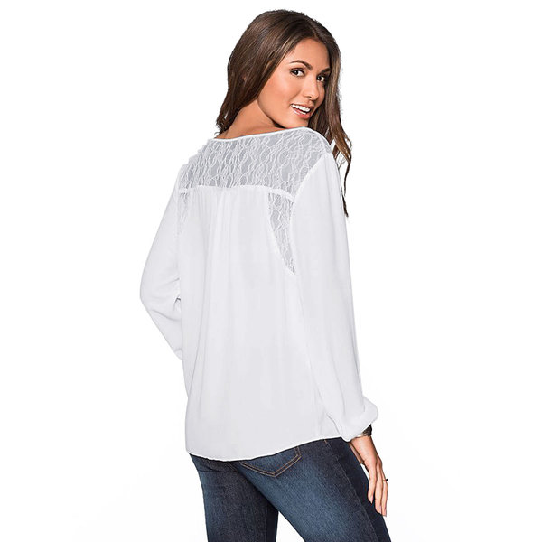 OnlineBuyHollowOutWhiteLongSleeveWhiteBlouse-CK090514WI