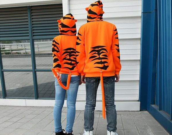 OnlineFunnyFamilySetsZipperedWinterTigerCoats-CMK070926