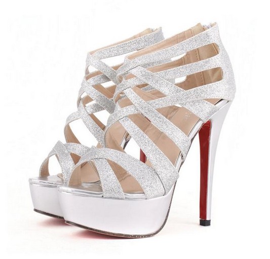 PartyQueenFavoriteStyleHollowOutCrossBeltBackZipperThinHeelPumps-HR123001SL