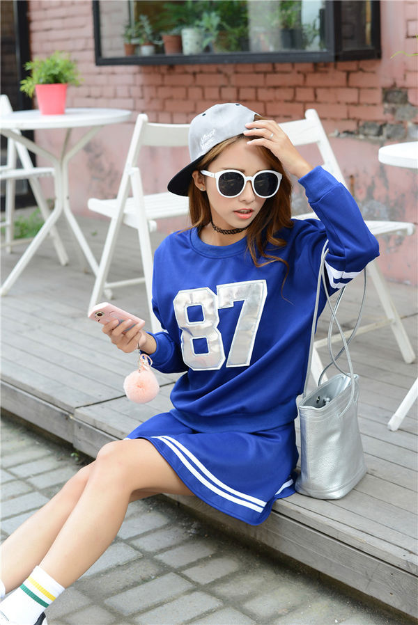 RefreshingSlimWearSolidLongSleeveTwinsetWomenSuit-XFE092334