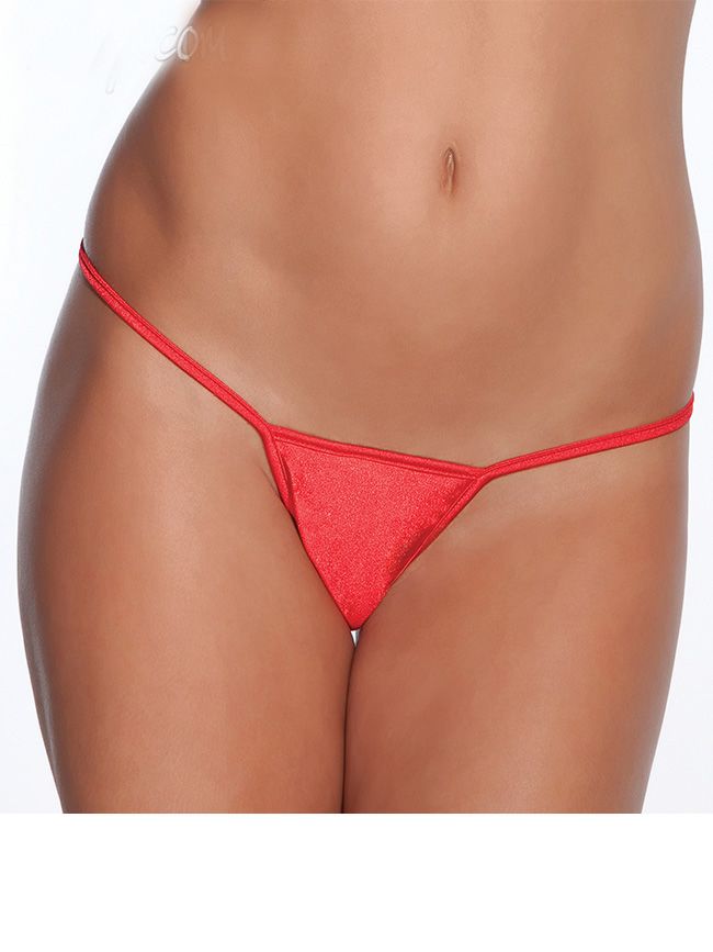 SexyHotStylePureColorFittedCottonPanties-MR100728RD