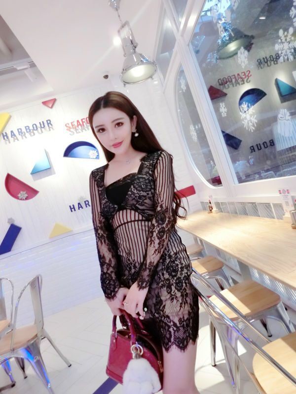 SexyVNeckLaceLittleBlackDress-TFK081711BA