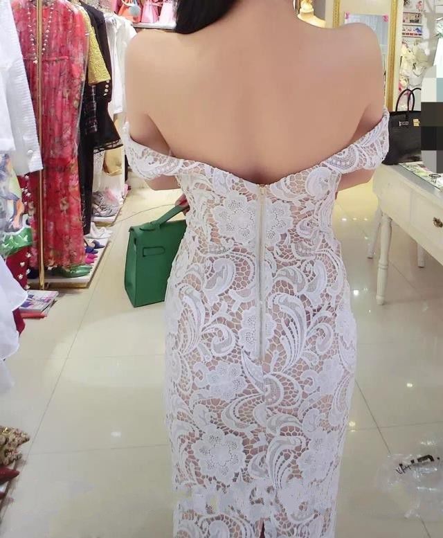 SexyWomenBacklessWhiteBodyconZipDress-XFK012201WI