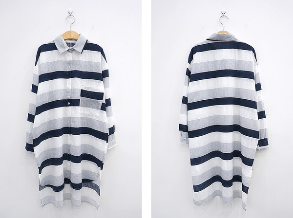 StreetWearStripedLongSleeveCardiganShirts-CMK091447RB