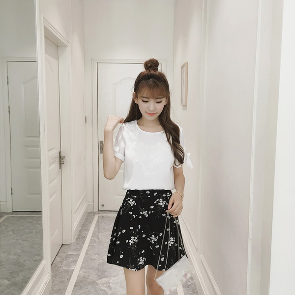 SummerFreshPetalSleeveFloralLaceTee-CYK052414