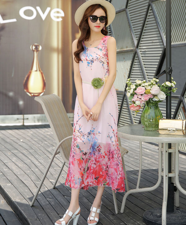 SummerNewArrivalBohemianPrintedSundress-AZK052501