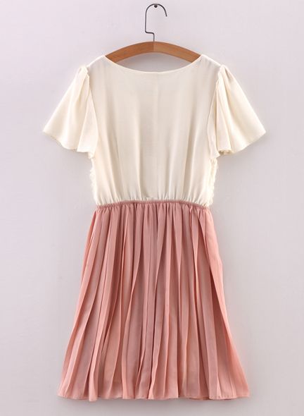 SummerWomensFashionRoundNeckChiffonPatchDress-NL052819