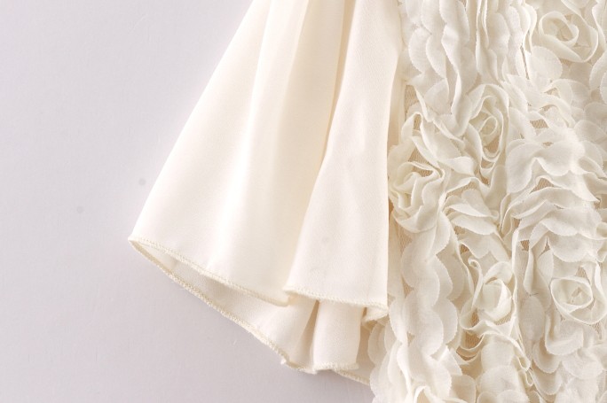 SummerWomensFashionRoundNeckChiffonPatchDress-NL052819