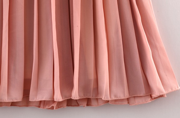 SummerWomensFashionRoundNeckChiffonPatchDress-NL052819