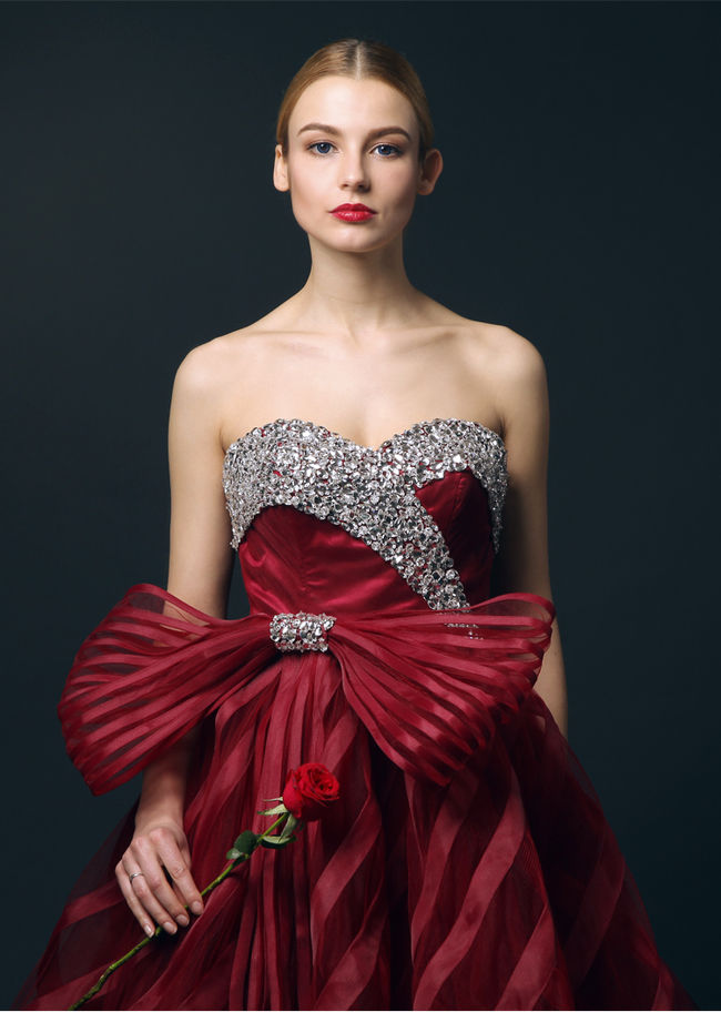 VintageNobleDesignStraplessBeadingFloor-lengthWeddingDresses-ZME082707WR