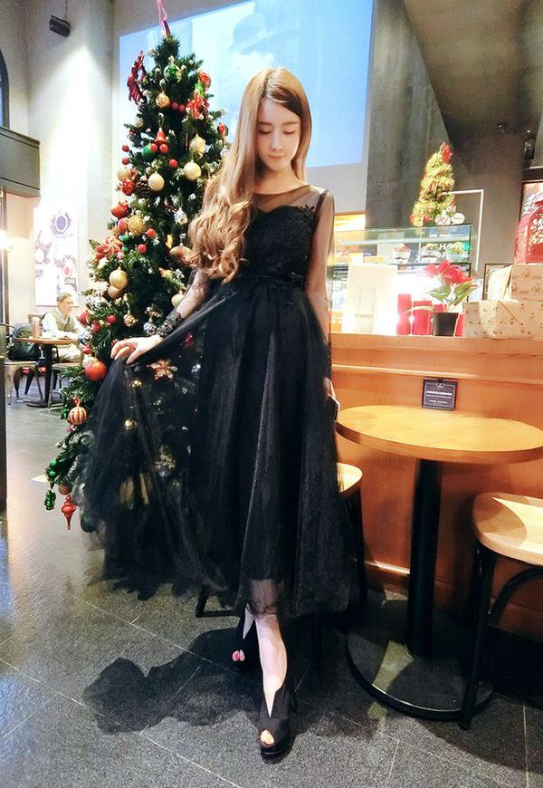 WeddingHighQualityLongSleeveEmbroideryMaxiDress-XFK022334