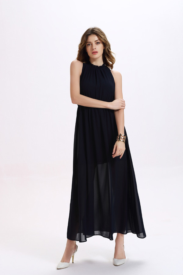 WholesaleChiffonHighWaistBacklessLongDress-TFK050618