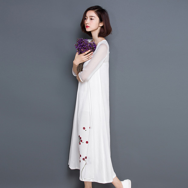 WholesaleElegantKoreanEmbroideryMaxiDresses-ZMK033111WI