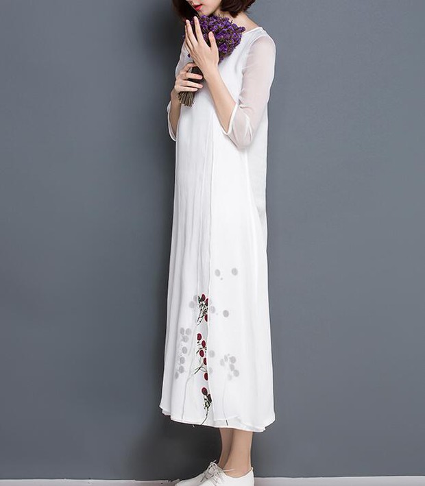 WholesaleElegantKoreanEmbroideryMaxiDresses-ZMK033111WI