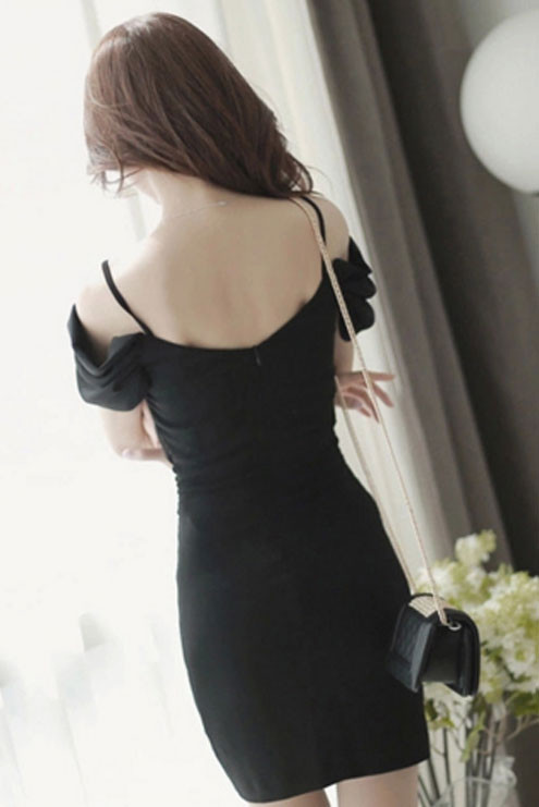 WholesaleElegantOffShoulderStrapSlimDress-TK040710