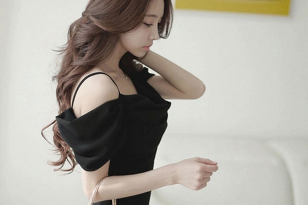 WholesaleElegantOffShoulderStrapSlimDress-TK040710