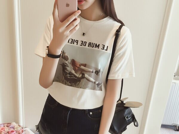 WholesaleKoreanFigurePrintedT-shirts-AYK040841