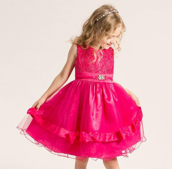 WholesaleMaxiHemLaceBowGirlDresses-CMK062303B