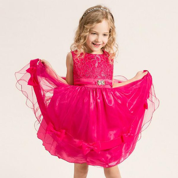 WholesaleMaxiHemLaceBowGirlDresses-CMK062303B