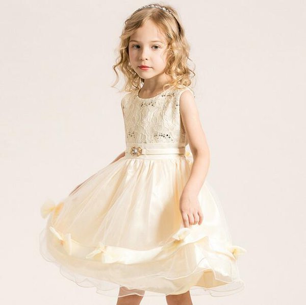 WholesaleMaxiHemLaceBowGirlDresses-CMK062303B