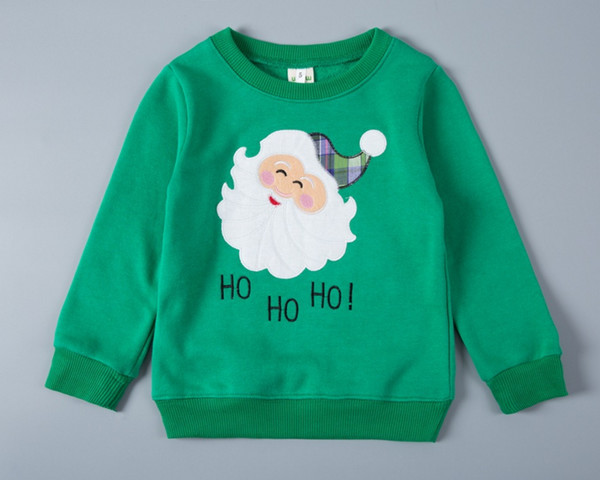 WholesaleONeckPrintedChristmasChildrenHoodies-YHK091435B