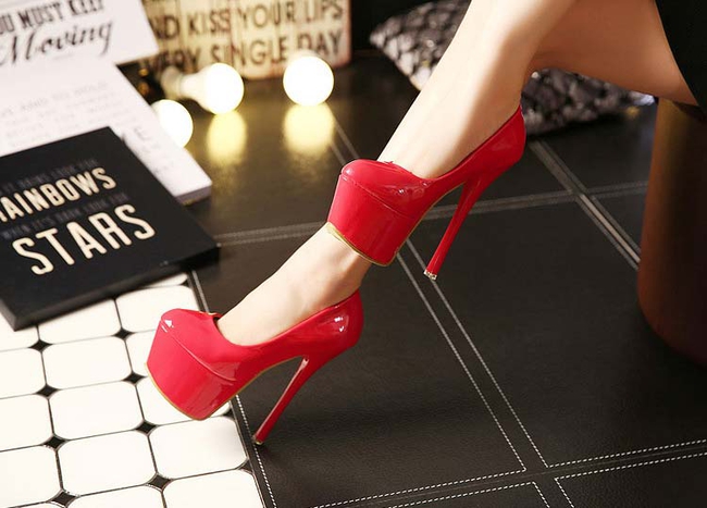 WholesaleRoundToeHighHeelsPumpsRedPumps-DFE070802RD