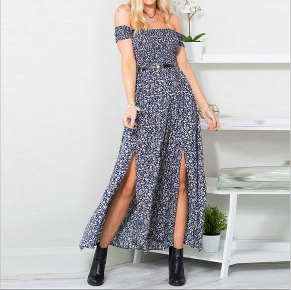 WholesaleSexyBacklessPrintSlitBeachLongDress-TZK071523